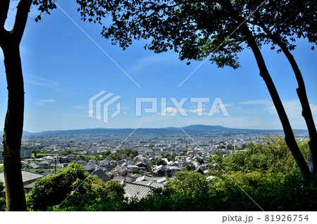 白毫寺境内から奈良市街を望む 【奈良県奈良市白毫寺町】 白毫寺境内から奈良市街を望む 【奈良県奈良市白毫寺町】 81926754
