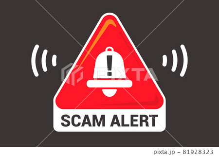 triangular emblem caution scam. triangular emblem caution scam. 81928323