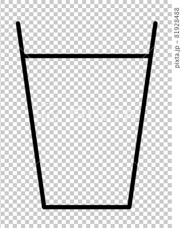 Illustration material of water in a cup Illustration material of water in a cup 81928488