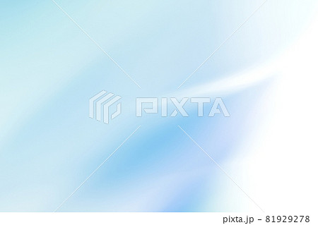 青色系抽象的背景　ゆるやかなライン　グラデーション 81929278