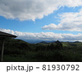 平尾台の雲のある空 81930792