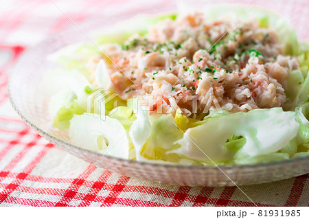 ズワイガニほぐし身とレタス、セロリのサラダ ズワイガニほぐし身とレタス、セロリのサラダ 81931985