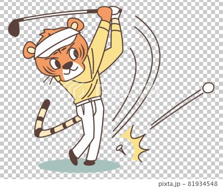 Tiger Year Golf Nice Shot Tiger Year Golf Nice Shot 81934548