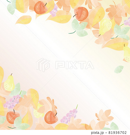 秋のイメージバナー 81936702