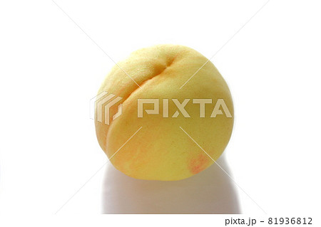皮が白い桃 白桃 皮が白い桃 白桃 81936812