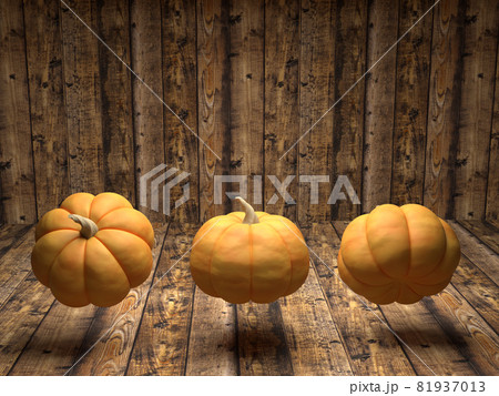 ハロウィンかぼちゃ(3DCG) 81937013