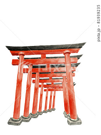 癒しの水彩画1134 鳥居 癒しの水彩画 鳥居｜Yahoo!フリマ（旧PayPayフリマ）