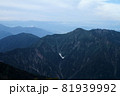 山々を望む越後駒ヶ岳 81939992