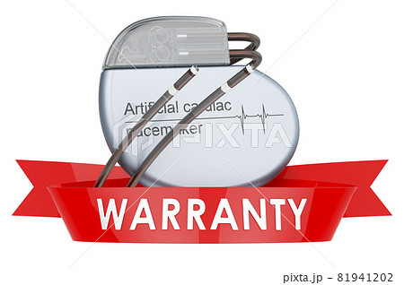 Artificial cardiac pacemaker warranty concept. 3D rendering Artificial cardiac pacemaker warranty concept. 3D rendering 81941202