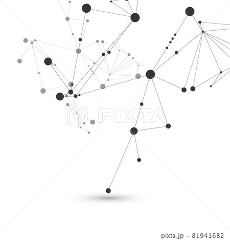 Polygonal abstract background with connected line and dots. Modern technological design for future world projects Polygonal abstract background with connected line and dots. Modern technological design for future world projects 81941682