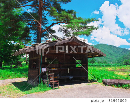 木曽町開田高原　柳又の無人直売所 81945806