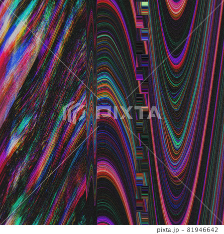 Glitch psychedelic background. Old TV screen error. Digital pixel noise abstract design. Photo glitch. Television signal fail. Technical problem grunge wallpaper. Colorful noise Glitch psychedelic background. Old TV screen error. Digital pixel noise abstract design. Photo glitch. Television signal fail. Technical problem grunge wallpaper. Colorful noise 81946642
