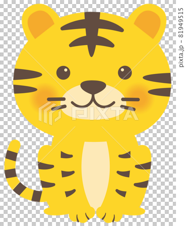 可愛老虎角色 81949515