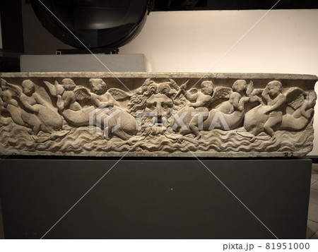 funeral old roman marble statue bas relief 81951000