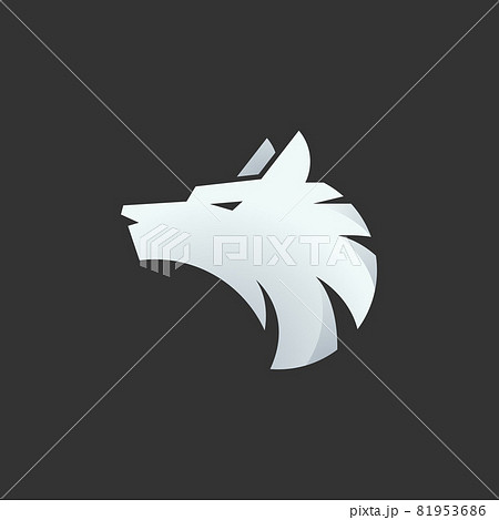Wolf Head Template vector illustration Wolf Head Template vector illustration 81953686