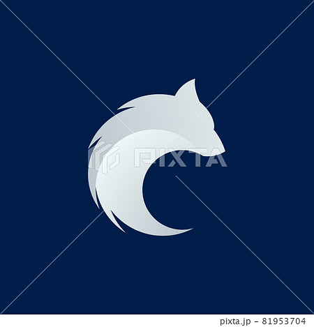 Wolf Head Template vector illustration 81953704