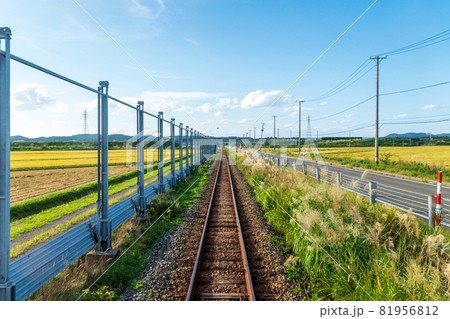 鳥海山ろく線 子吉駅付近 鳥海山ろく線 子吉駅付近 81956812