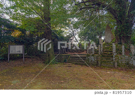 史跡 山中城跡 山中城将の墓 史跡 山中城跡 山中城将の墓 81957310