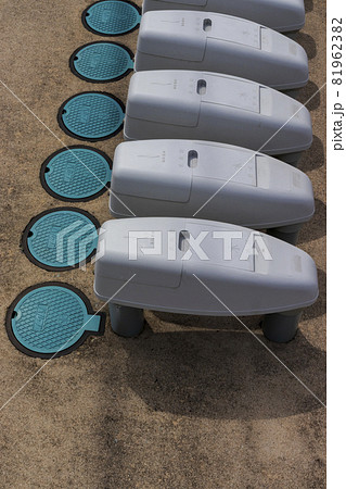 水道メーターボックス　マンション　アパート 81962382