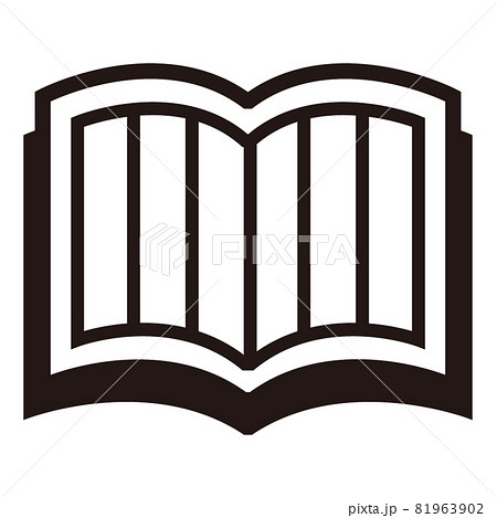 シンプルな芳名帳のアイコン/白背景 81963902