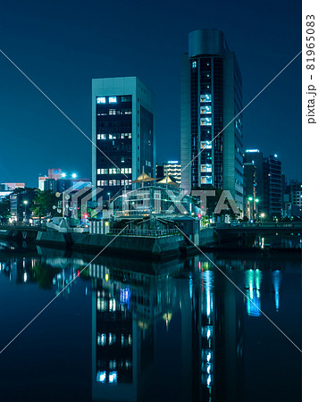 (福岡県)博多・中洲・歓楽街・夜景 (福岡県)博多・中洲・歓楽街・夜景 81965083