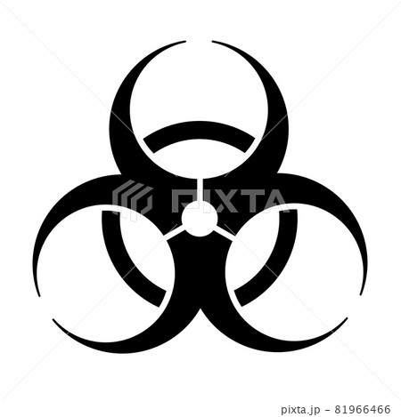 biohazard icon vector for graphic design, logo, website, social media, mobile app, UI illustration 81966466