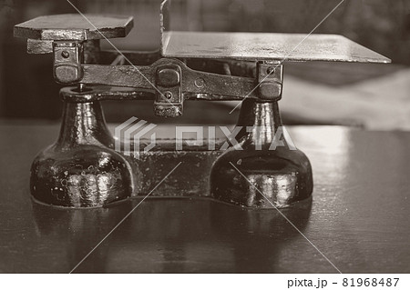 A Set Of Vintage Metal Scales 81968487