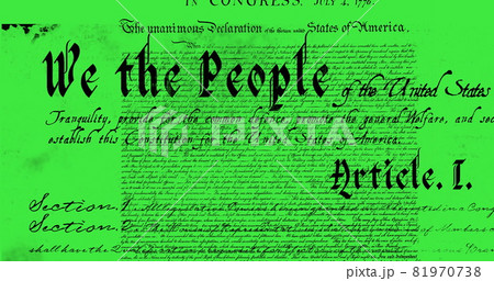 Written constitution of the United States 4k Written constitution of the United States 4k 81970738