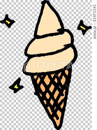 Children's graffiti ice cream soft serve ice cream sweets Children's graffiti ice cream soft serve ice cream sweets 81971541