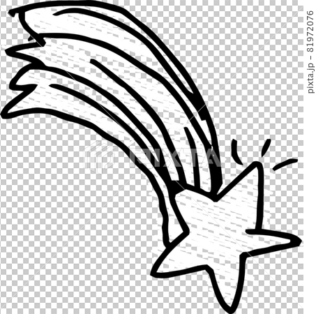 孩子畫的流星希望塗鴉 81972076