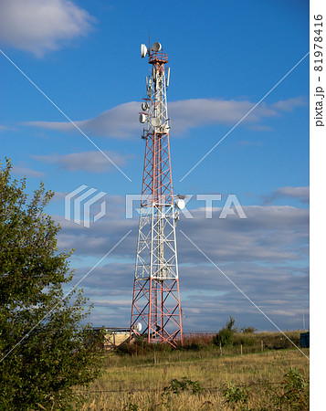 Cell site and Telecom Base Station. Cell site and Telecom Base Station. 81978416