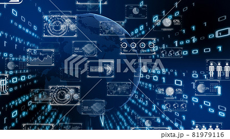 デジタル営業 在宅勤務 テレワーク IoTによる大都市のデジタル化 背景画像のイメージ デジタル営業 在宅勤務 テレワーク IoTによる大都市のデジタル化 背景画像のイメージ 81979116