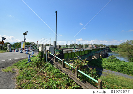 解体中の小谷木橋　奥州市水沢 81979677