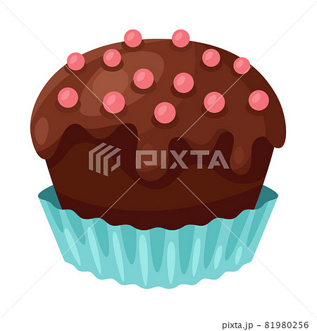 Illustration of chocolate candy. Food item for bars, restaurants and shops. Illustration of chocolate candy. Food item for bars, restaurants and shops. 81980256
