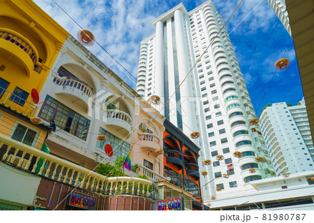 パッタヤーの市街地（タイ王国）のイメージ 81980787