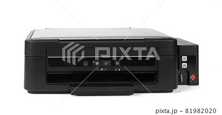 Multi purpose home printer isolated on white background Multi purpose home printer isolated on white background 81982020