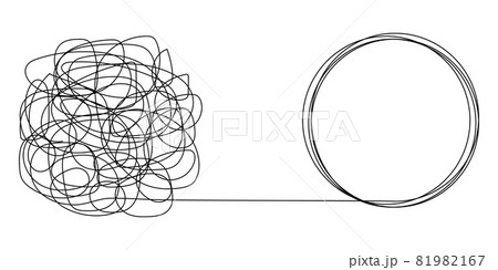 Tangled and unraveled tangles, problem solving process 81982167