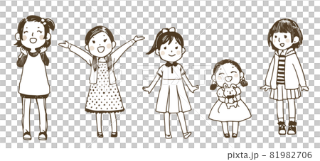 女の子たち全身 81982706