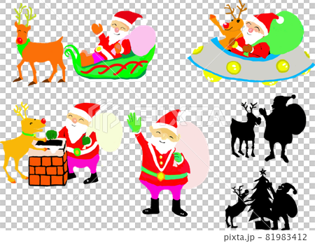 Santa Claus illustration set - Stock Illustration [81983412] - PIXTA