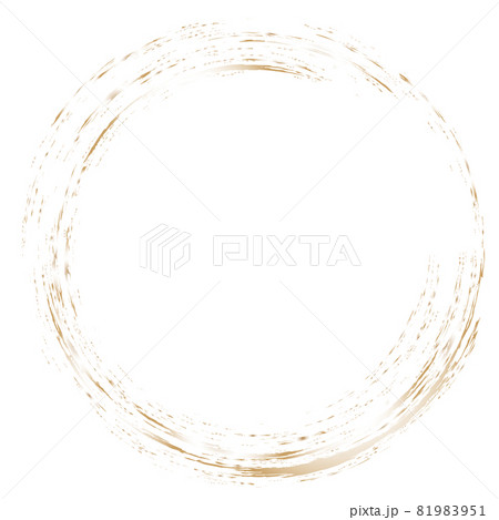 金の擦れ丸 素材のイラスト素材 金の擦れ丸 素材のイラスト素材
