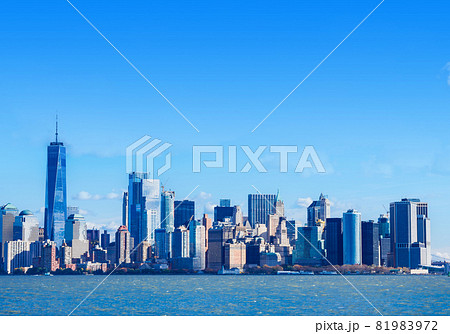 ニューヨーク　ロウアー・マンハッタンの摩天楼 81983972