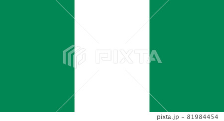National Flag Federal Republic of Nigeria - vector, 81984454