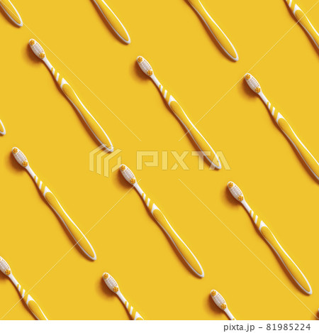 printable yellow toothbrush pattern seamless with yellow background printable yellow toothbrush pattern seamless with yellow background 81985224