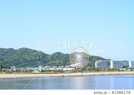 蒲郡市、ラグーナテンボスと三河湾の風景 蒲郡市、ラグーナテンボスと三河湾の風景 81986176