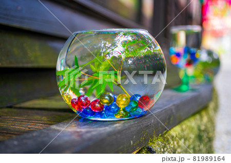 夏の風物詩 涼感あふれる硝子の器 81989164