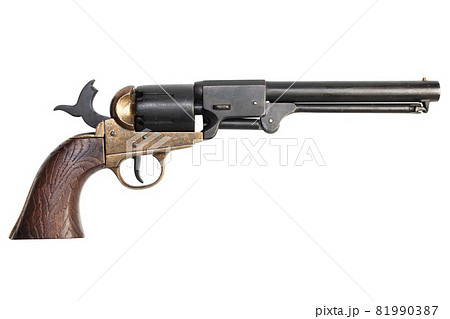 Old West Gun - Cocked and Locked Army Revolver 81990387