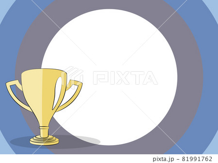 Competition Trophy Drawing With Large Blank Space Background Displaying Winning And Victory. Championship Prize Design Showing Success. Competition Trophy Drawing With Large Blank Space Background Displaying Winning And Victory. Championship Prize Design Showing Success. 81991762