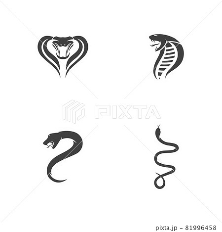 snake viper silhouette vector illustration snake viper silhouette vector illustration 81996458