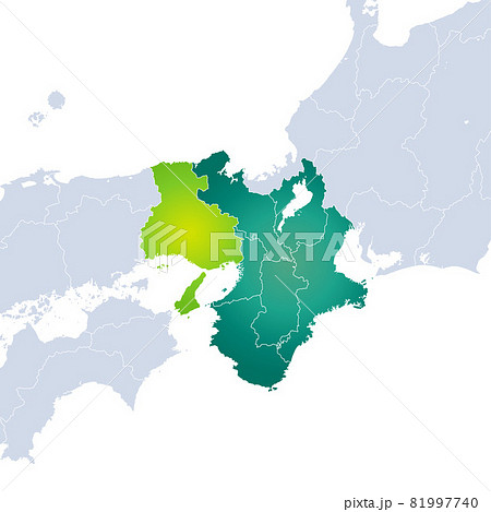 兵庫県地図と近畿地方