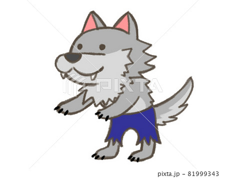 狼男のイラスト素材